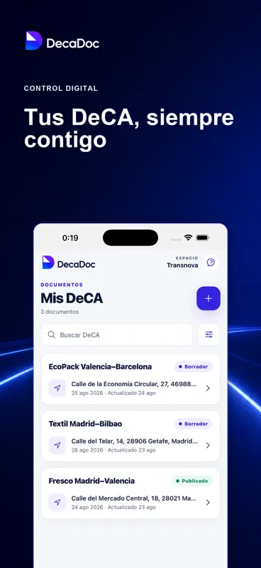 DecaDoc: DeCA para transporte screenshot 2 of 7