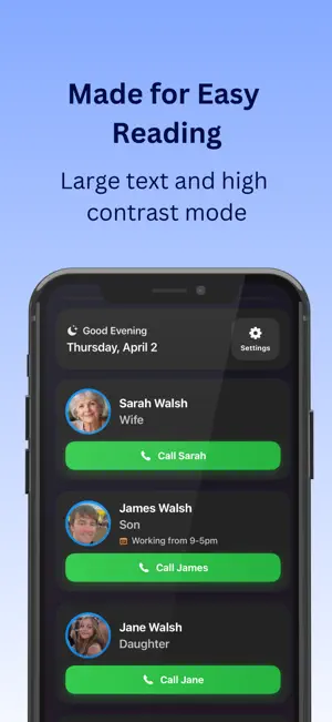 Simple Phone Book for Seniors screenshot 3