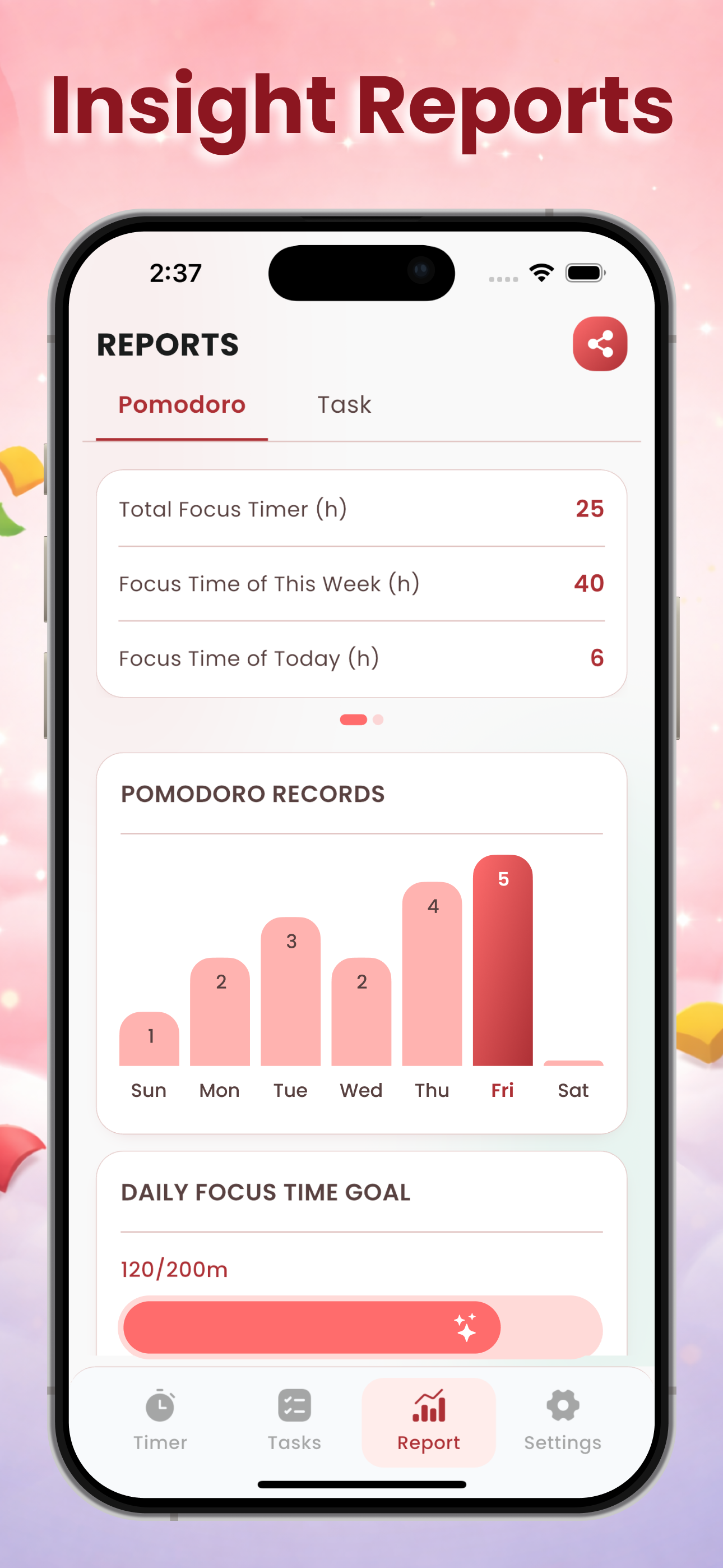 Focus To-Do: Pomodoro & Tasks. screenshot 3