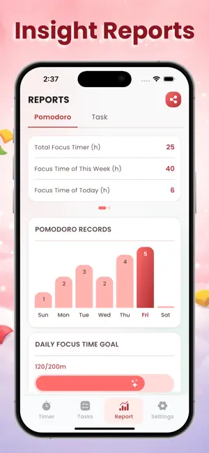 Focus To-Do: Pomodoro & Tasks. screenshot 3