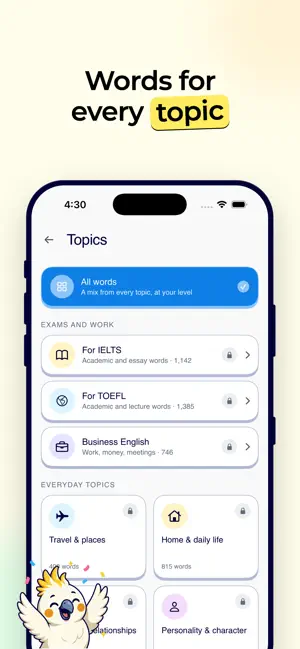 Voca - Vocabulary Builder screenshot 3
