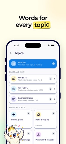 Voca - Vocabulary Builder Screenshot 3 of 6