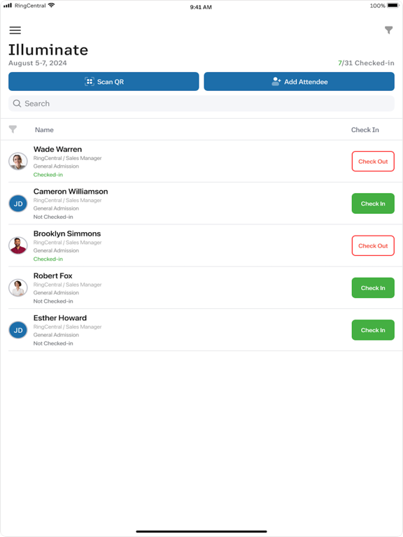 App screenshot