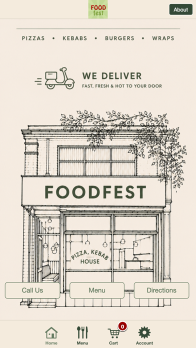 Food Fest App Screenshot 1 of 2