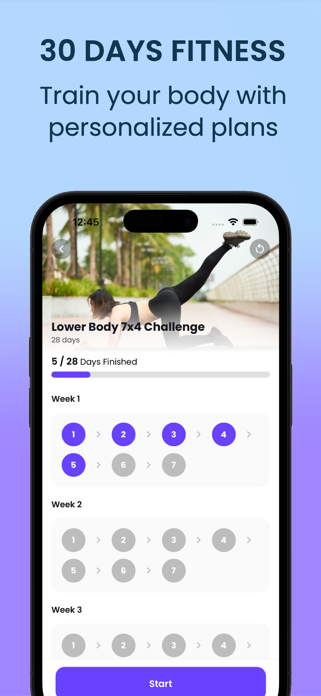 30 Day Workout - QuickFit Screenshot 3 of 9