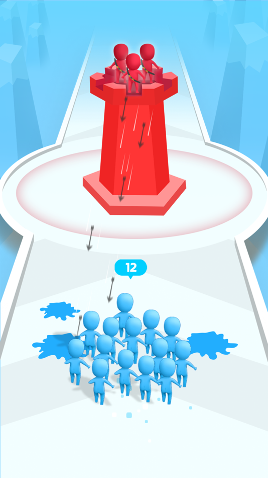 #7. Count stickman: Master Run 3D (iOS) By: Luong Vuong