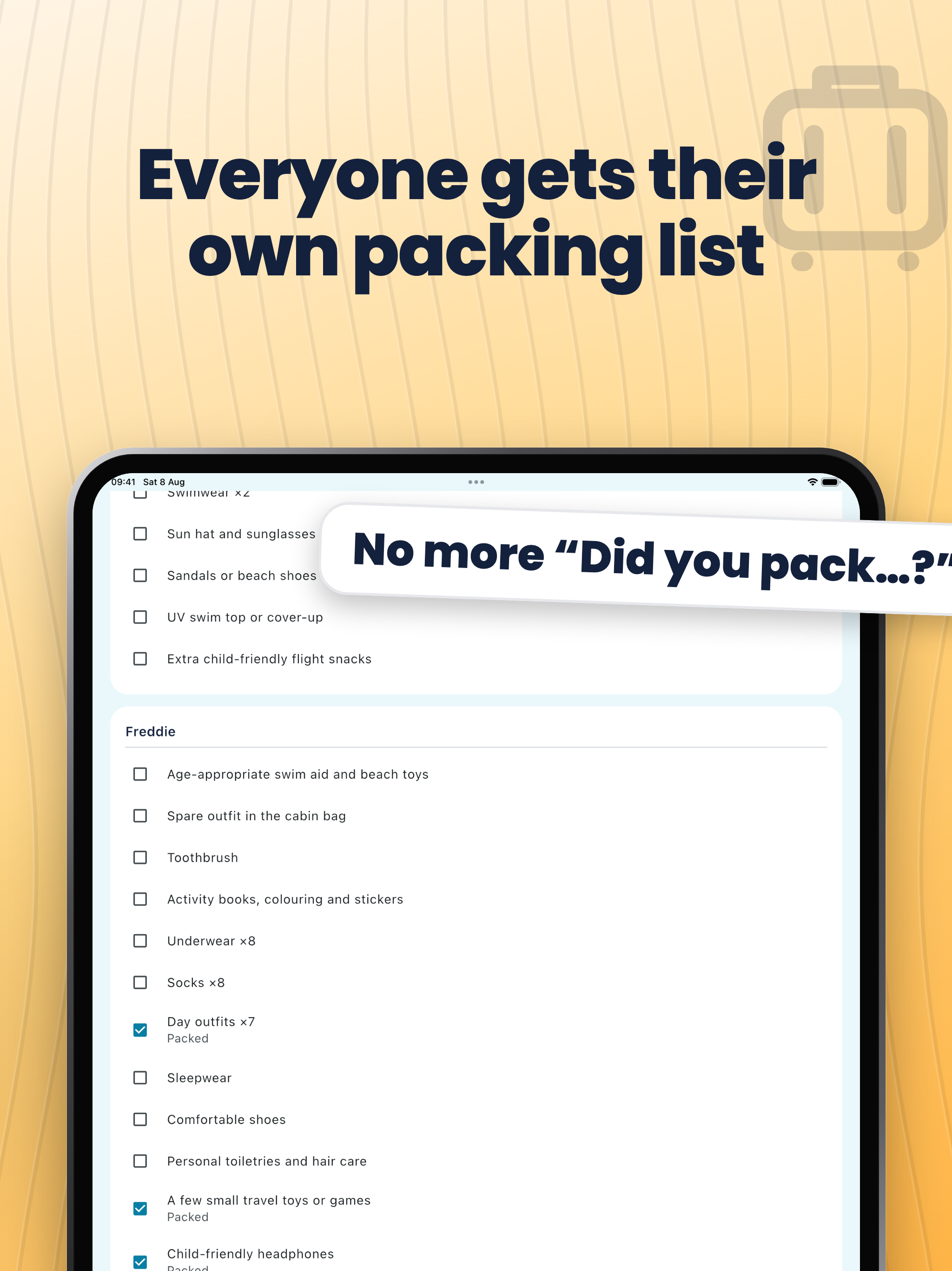 Travel Checklist: Packfolk screenshot 12