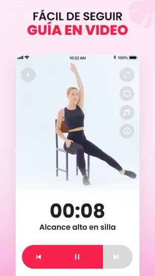Captura de pantalla de ChillFit: Fitness En Casa en iPhone 3