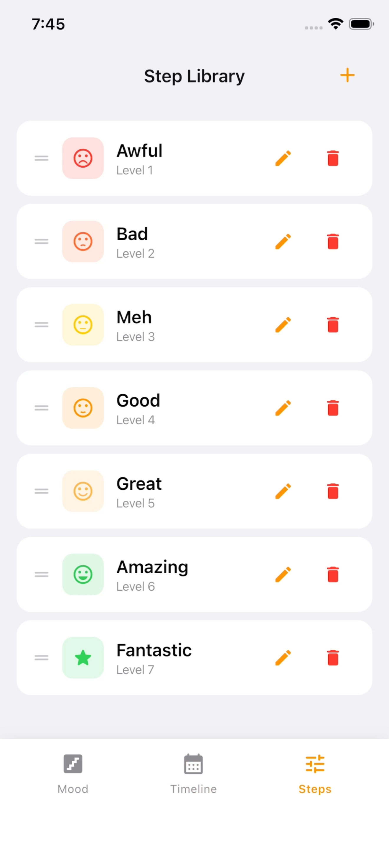 My Mood Steps
