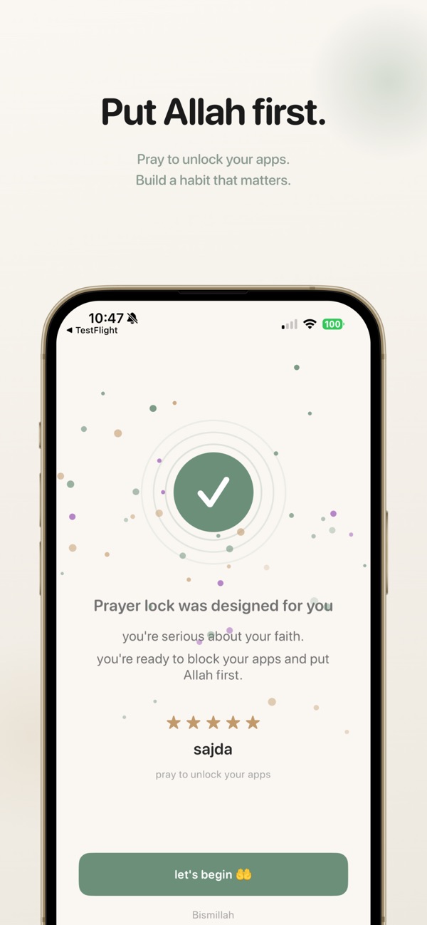 Sajda - Salah Time App Lock screenshot 4