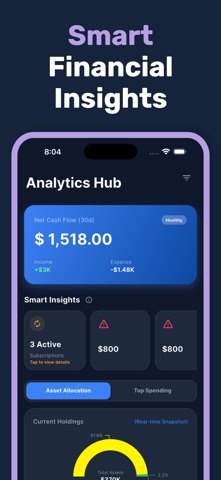 WalletIN: Budget & Expense AI iPhone screenshot