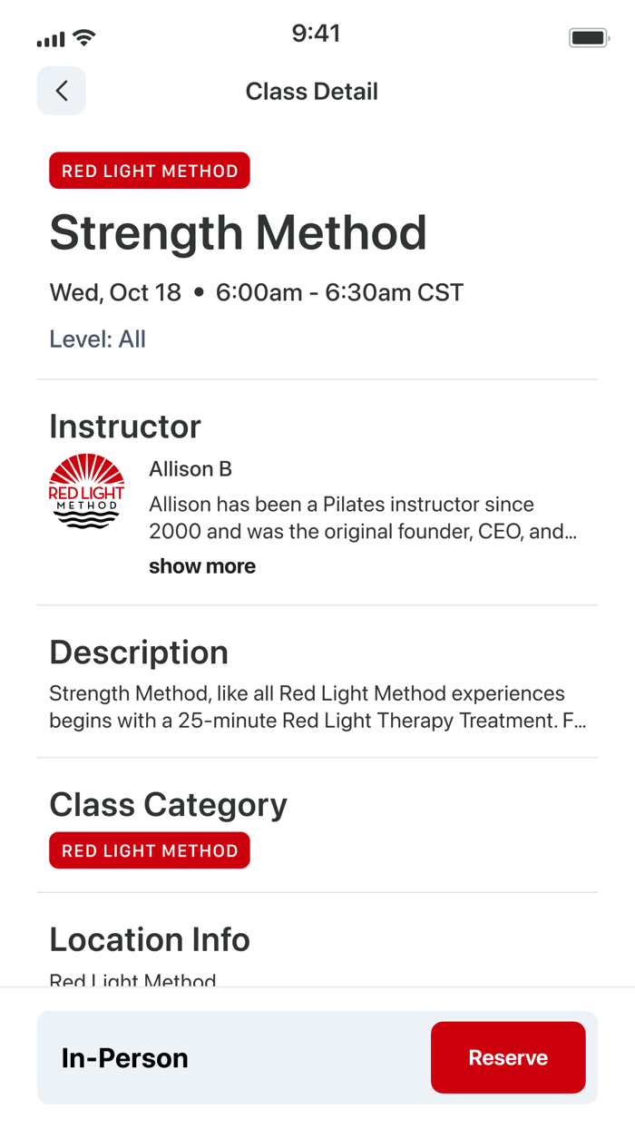 Red Light Method Studio