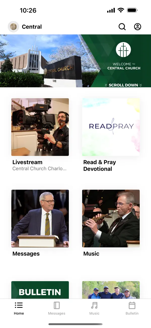 Screenshot #1 pour Central Church of God, NC
