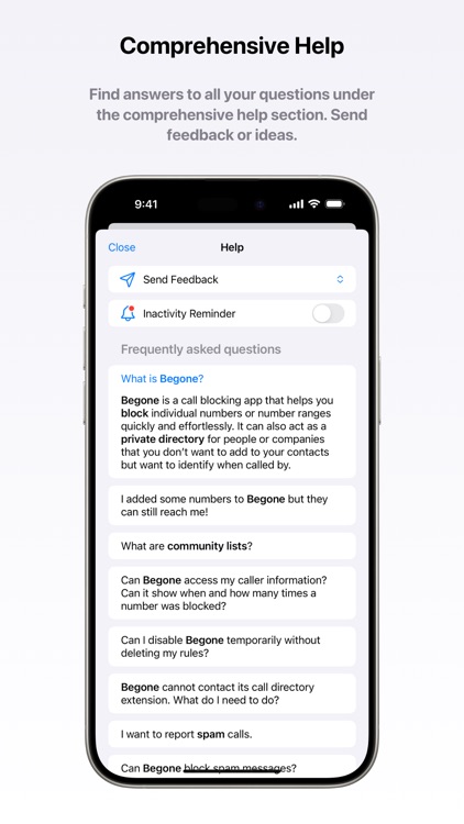 Begone: Spam Call Blocker screenshot-6