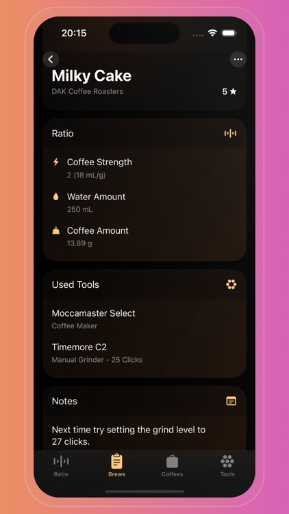 Aroma - Coffee Journal