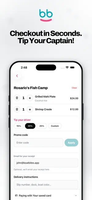 BoatBites Boater screenshot 4