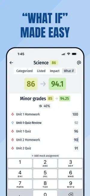 GradePro: Grades & GPA screenshot 4