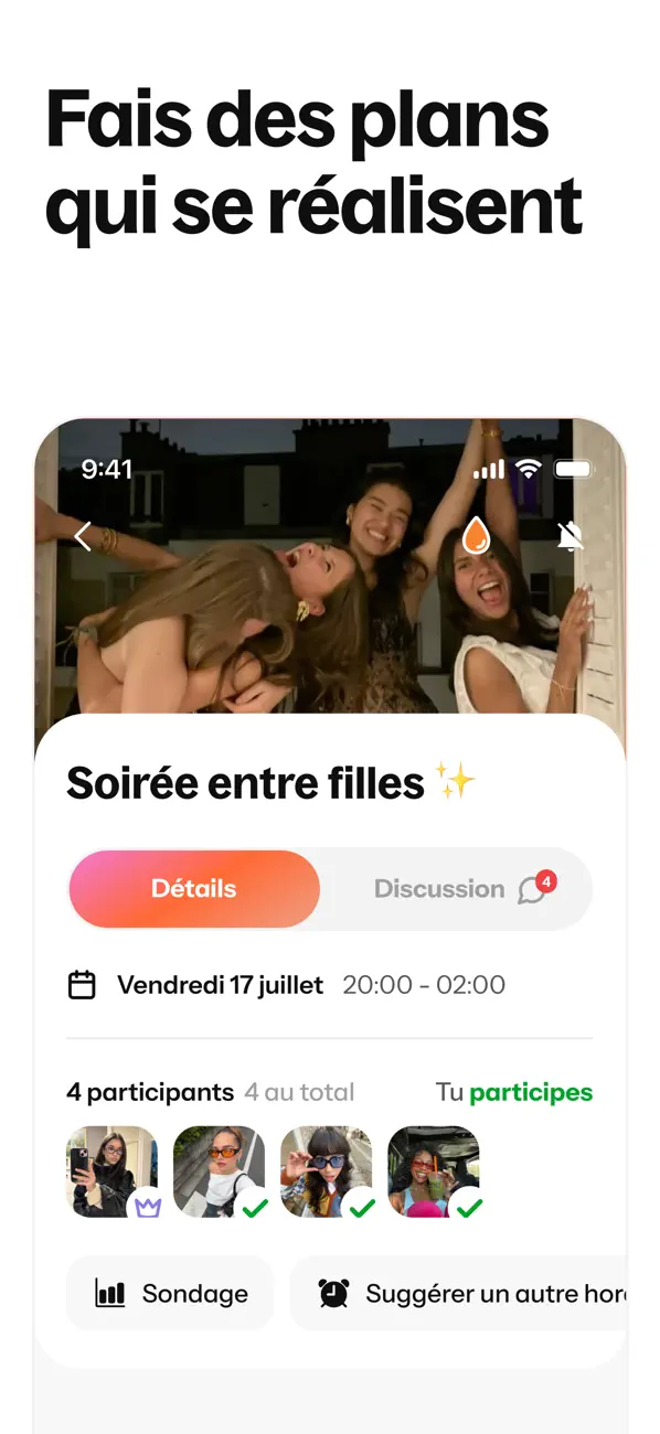 Screenshot #3 pour Howbout : calendrier partagé