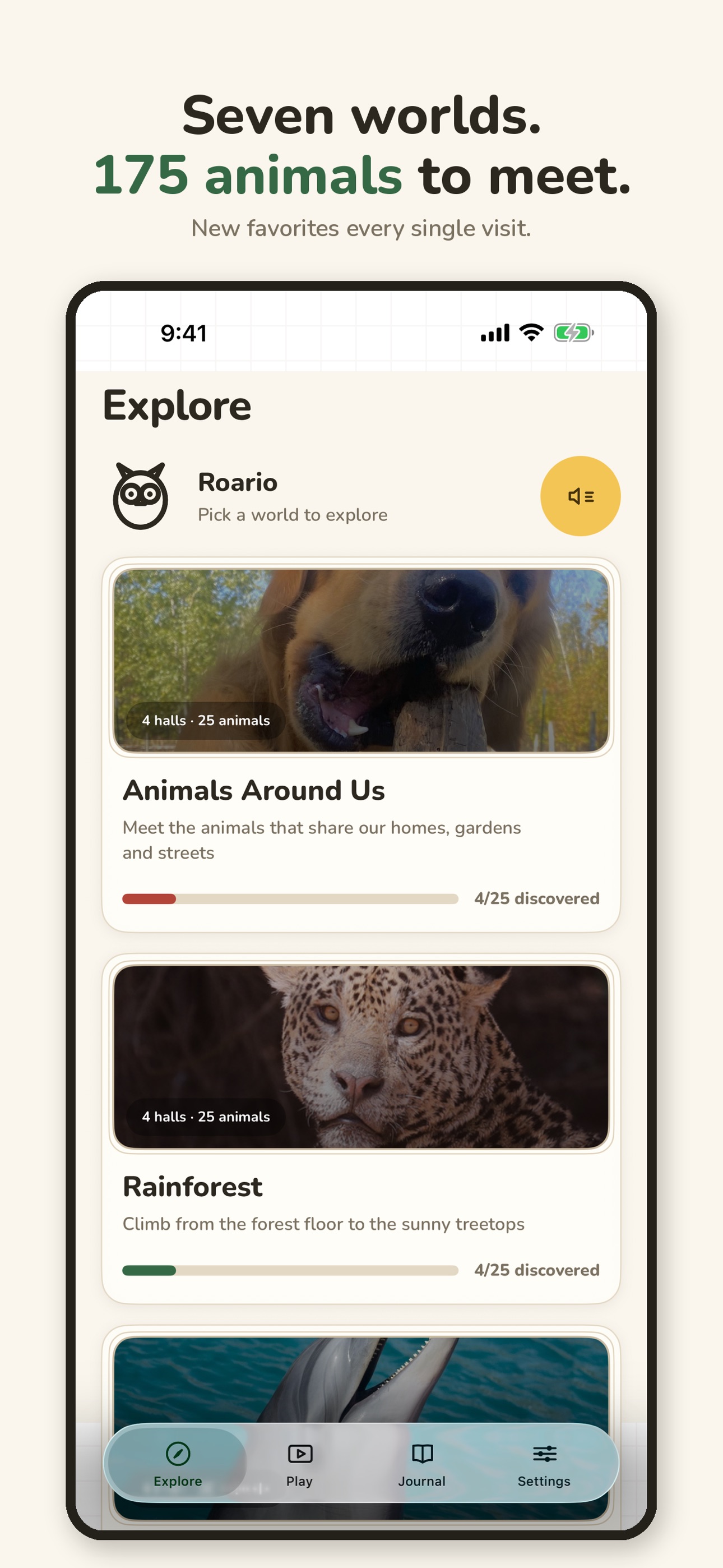 Screenshot 3 of Roario: Animal Sounds & Facts