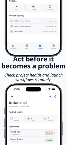GitFlow : GitHub Actions screenshot