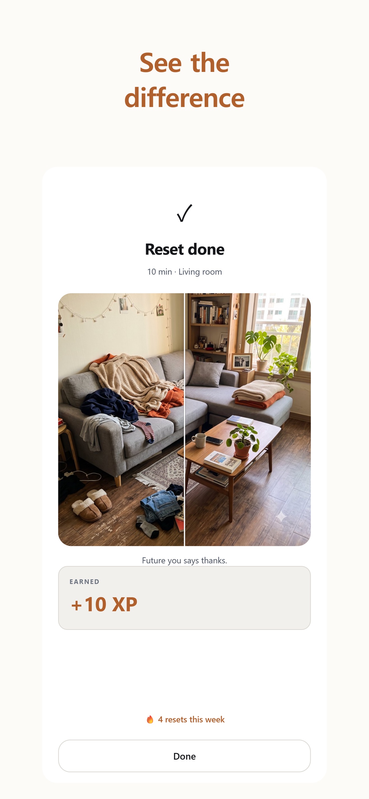 Screenshot 2 of RESET: 10-Min Cleaning Timer