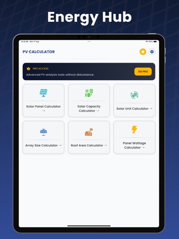 PV Calculator. iPad screenshot