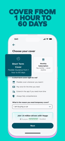 Veygo by Admiral Insurance iPhone screenshot 2