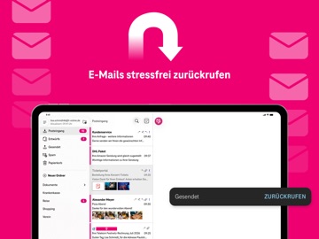 Telekom Mail – E-Mail App iPad screenshot 6