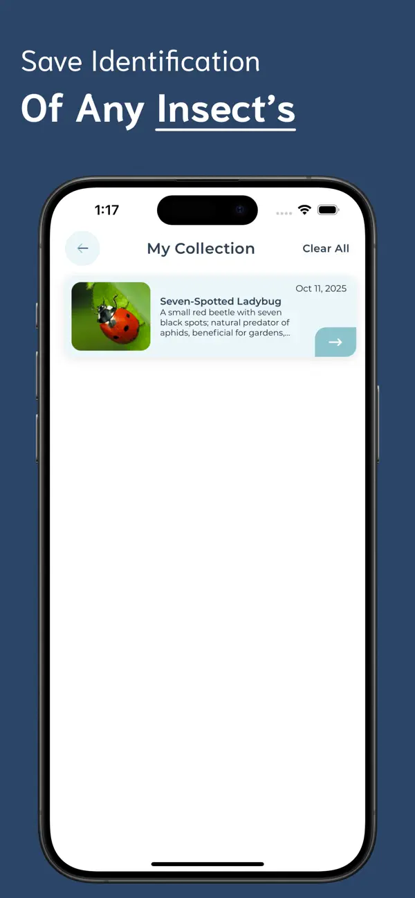 #5. Insect Identifier - II (iOS) Ved: Ankur Dhameliya