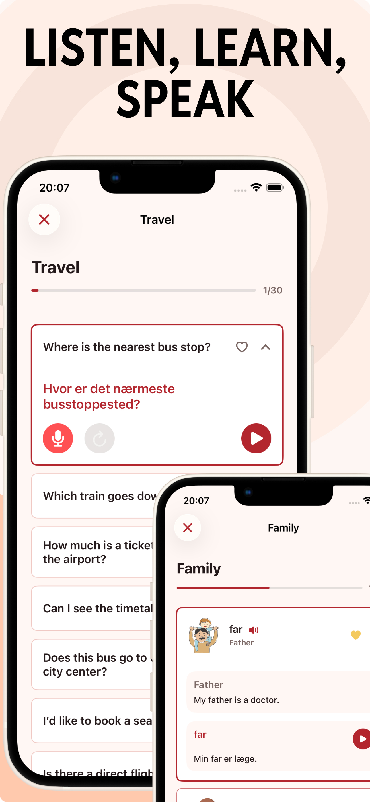 Learn Danish Conversation screenshot 3