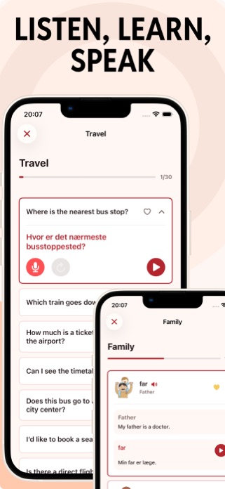 Learn Danish Conversation Screenshot 3 of 5