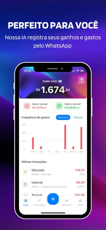 Ganhos e Gastos screenshot 1 of 8