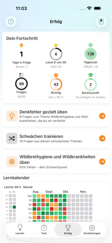Jagdschein Training screenshot 5 of 10