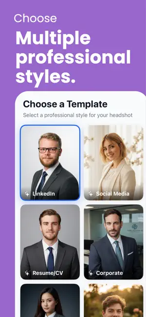 iHeadshot: AI Business Profile screenshot 2