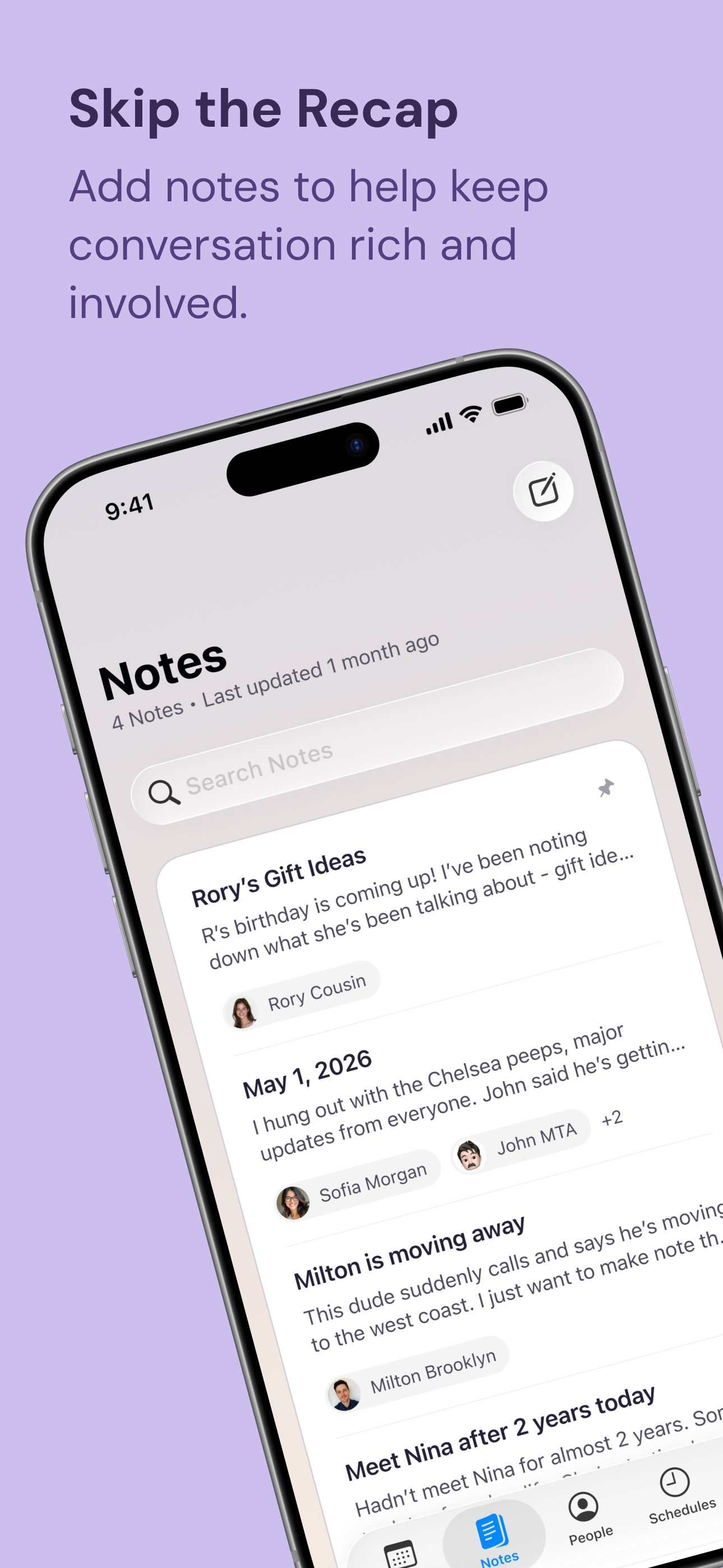 Alright - Cozy Personal CRM