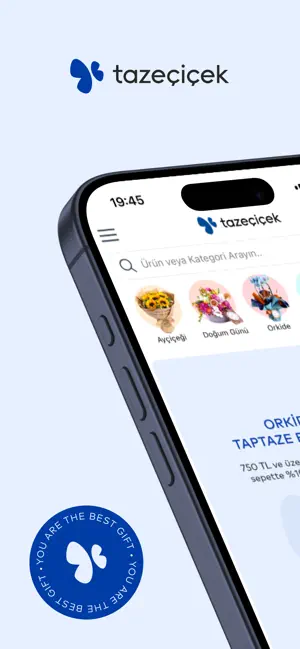 Taze Çiçek - Çiçek Siparişi iPhone screenshot 1