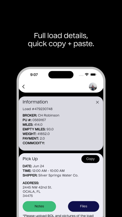 Itruckr iPhone screenshot 2 - Productivity app