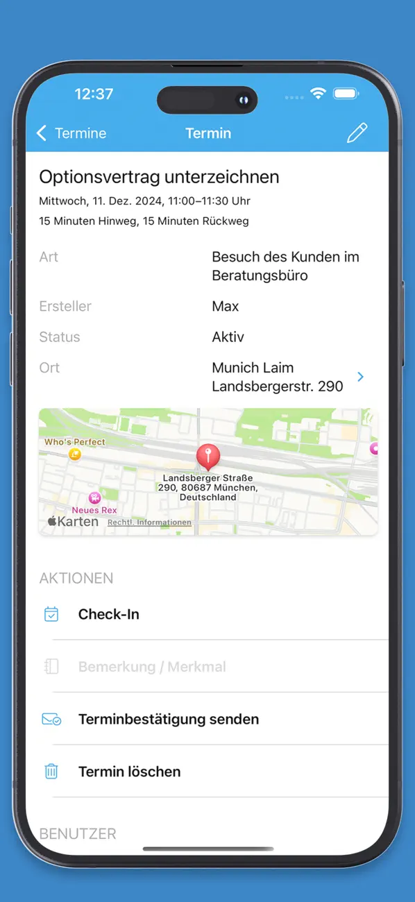 Screenshot #2 pour onOffice App