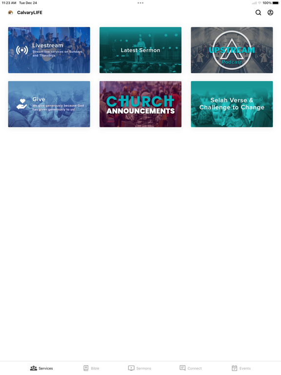 Calvary LIFE LA iPad screenshot 1 - Education app