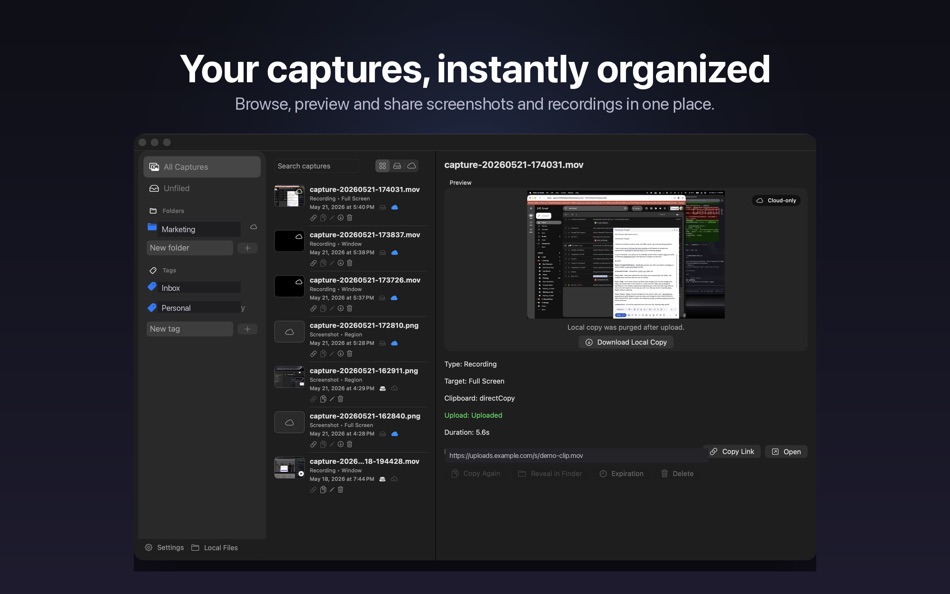 #1. Snap Shoot Share (macOS) Por: Spencer Hill