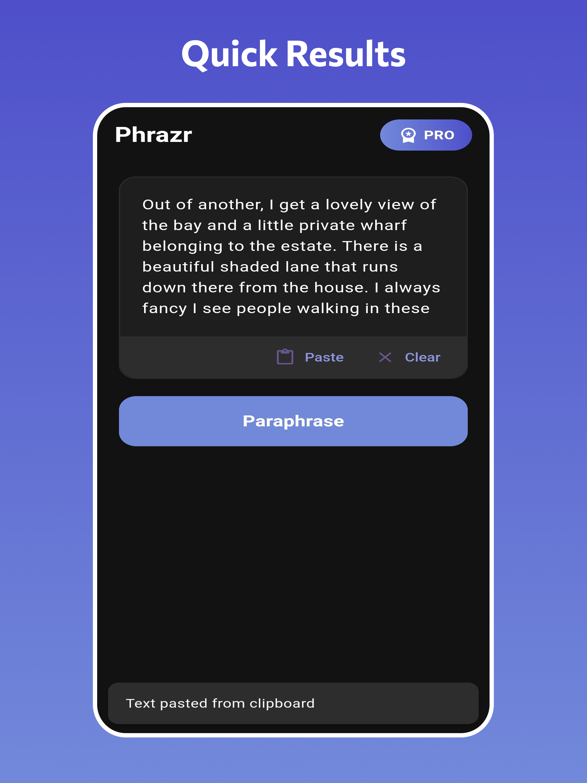 AI Paraphraser: Rephrase App