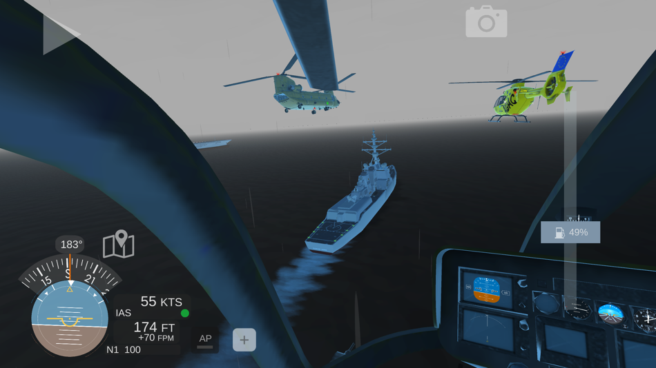 #4. Aviateur: Flight Simulation (iOS) 由: Rajatdeep Bakshi