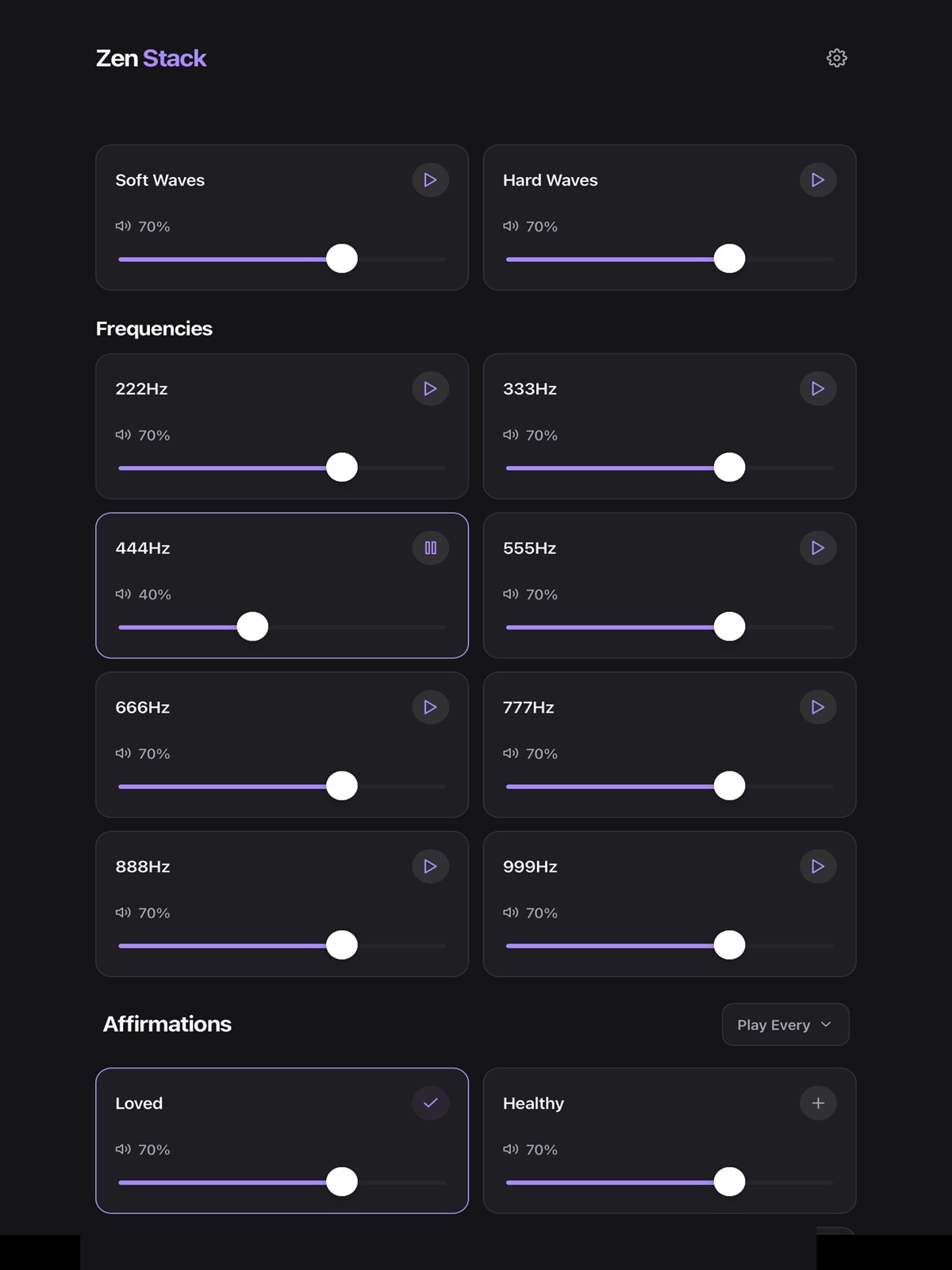 ZenStack – Meditation Mixer ipad screenshot 2