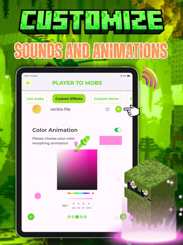 Morph Addons Maker for MCPE iPad screenshot