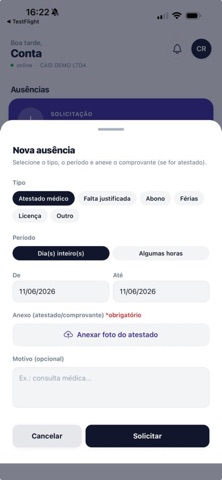 CASI Ponto Digital screenshot