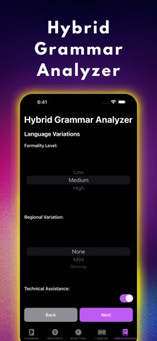 CreativeMultilang AI Assistant screenshot