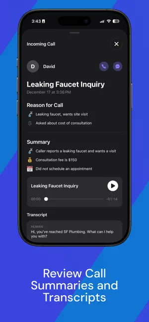 Fielder - AI Receptionist screenshot 2