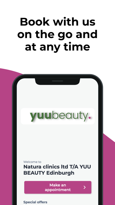 Screenshot #1 pour Yuu Beauty Edinburgh