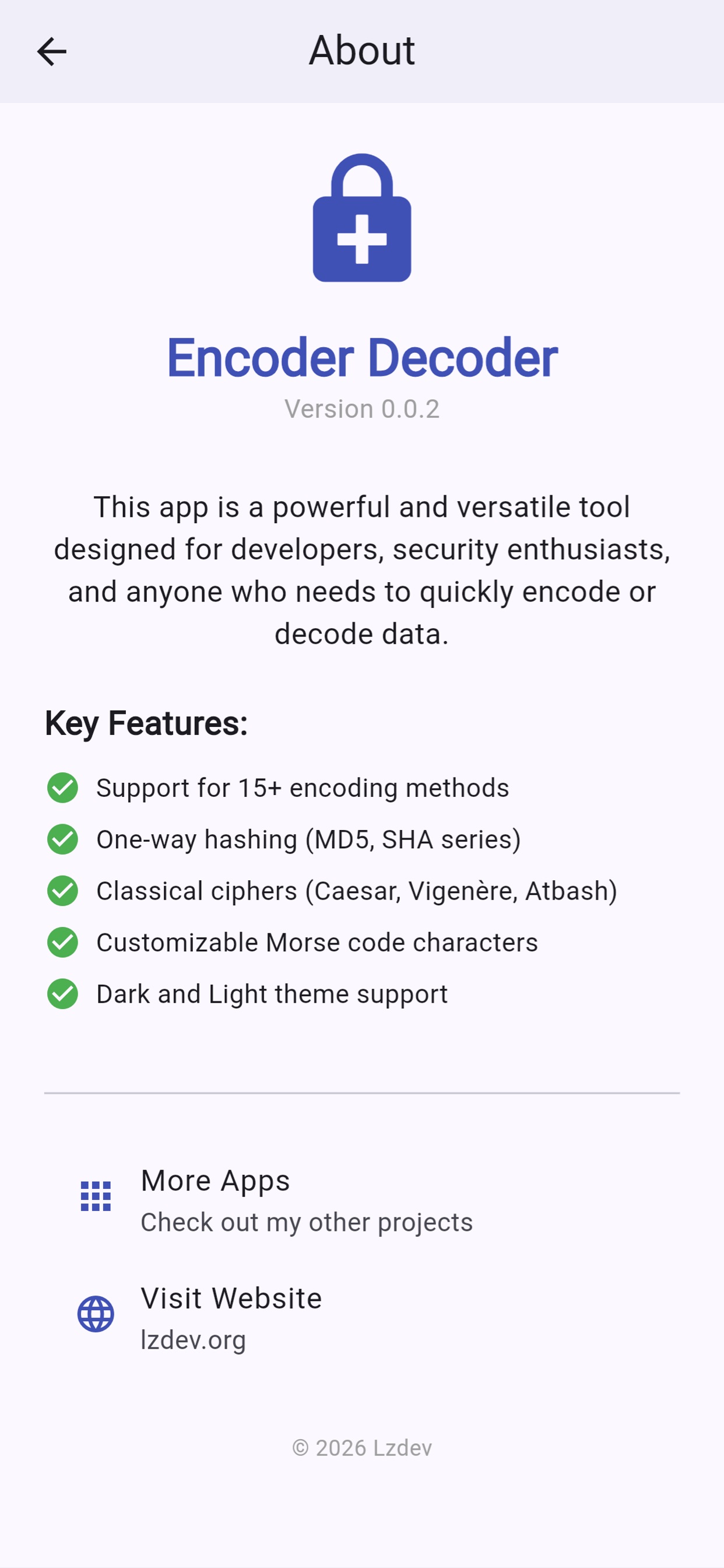 Screenshot 2 of Encodex: Encoder & Decoder