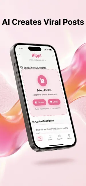 Rippl: AI Viral Post Generator screenshot 1